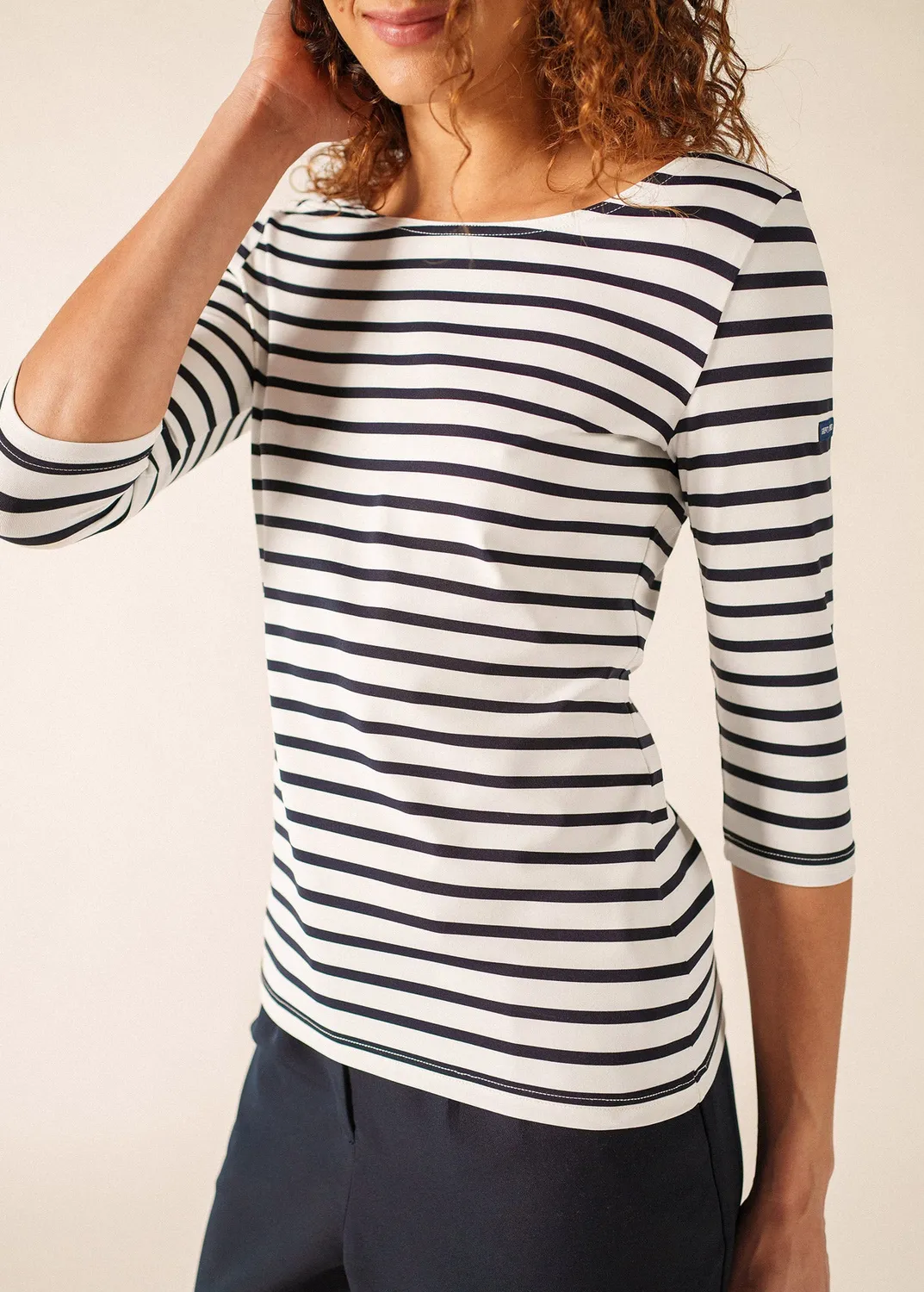 Saint James Garde-Côte marinière anti-UV neige navy