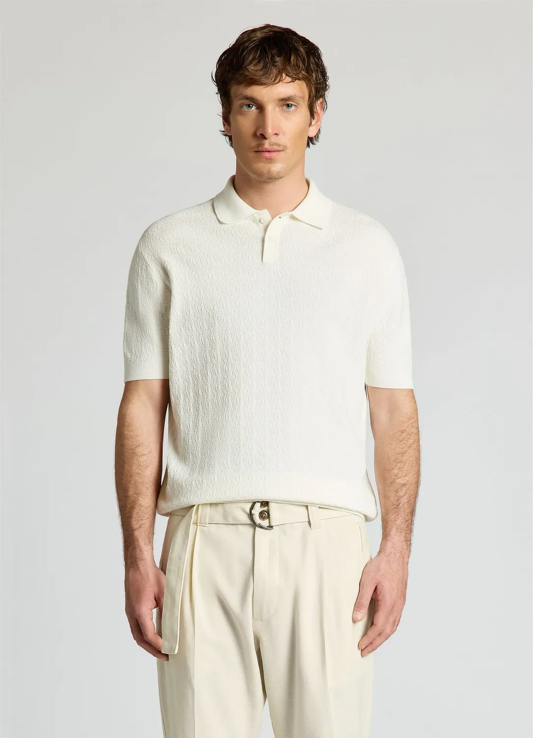 Calliope polo maille homme manches courtes