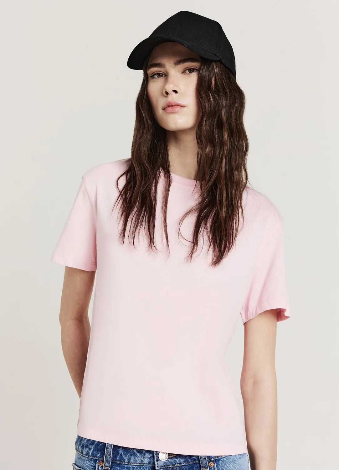 Calliope t-shirt femme col rond uni coton
