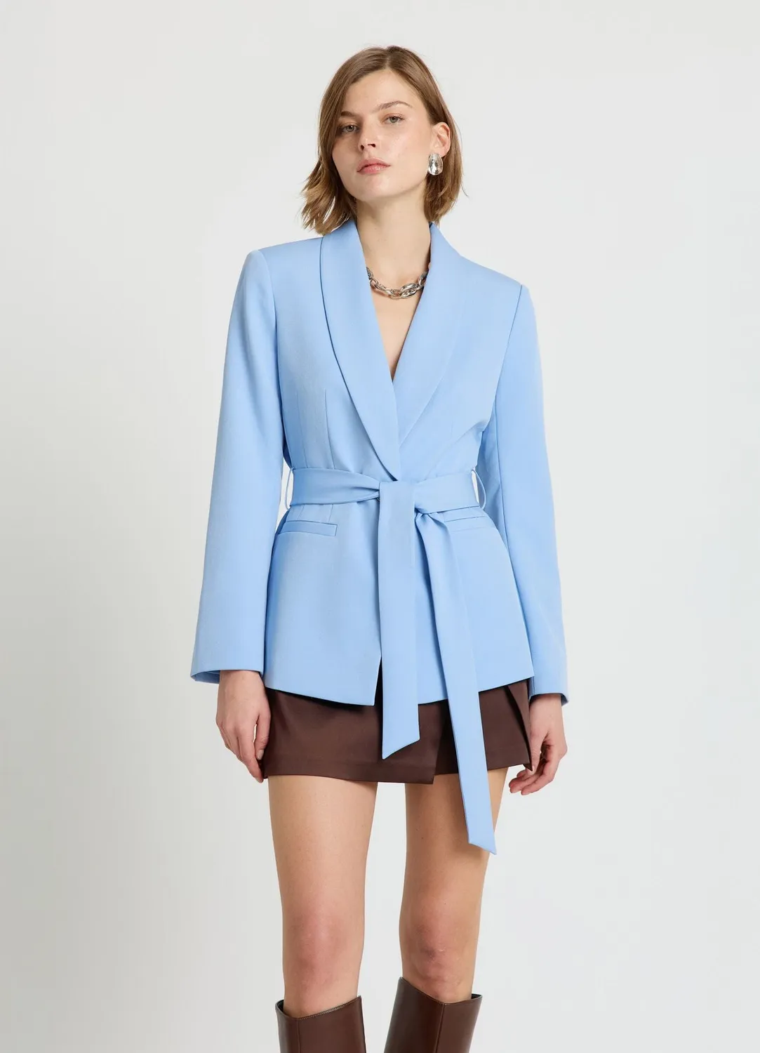Calliope veste tailleur femme blazer ceinturé