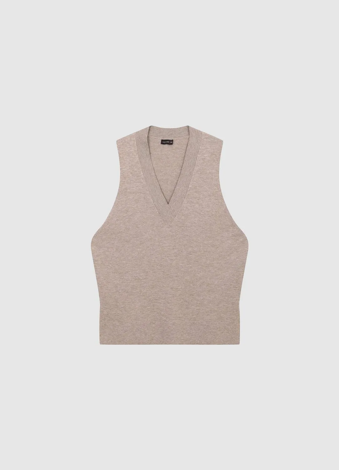 Calliope gilet femme col V sans manches casual