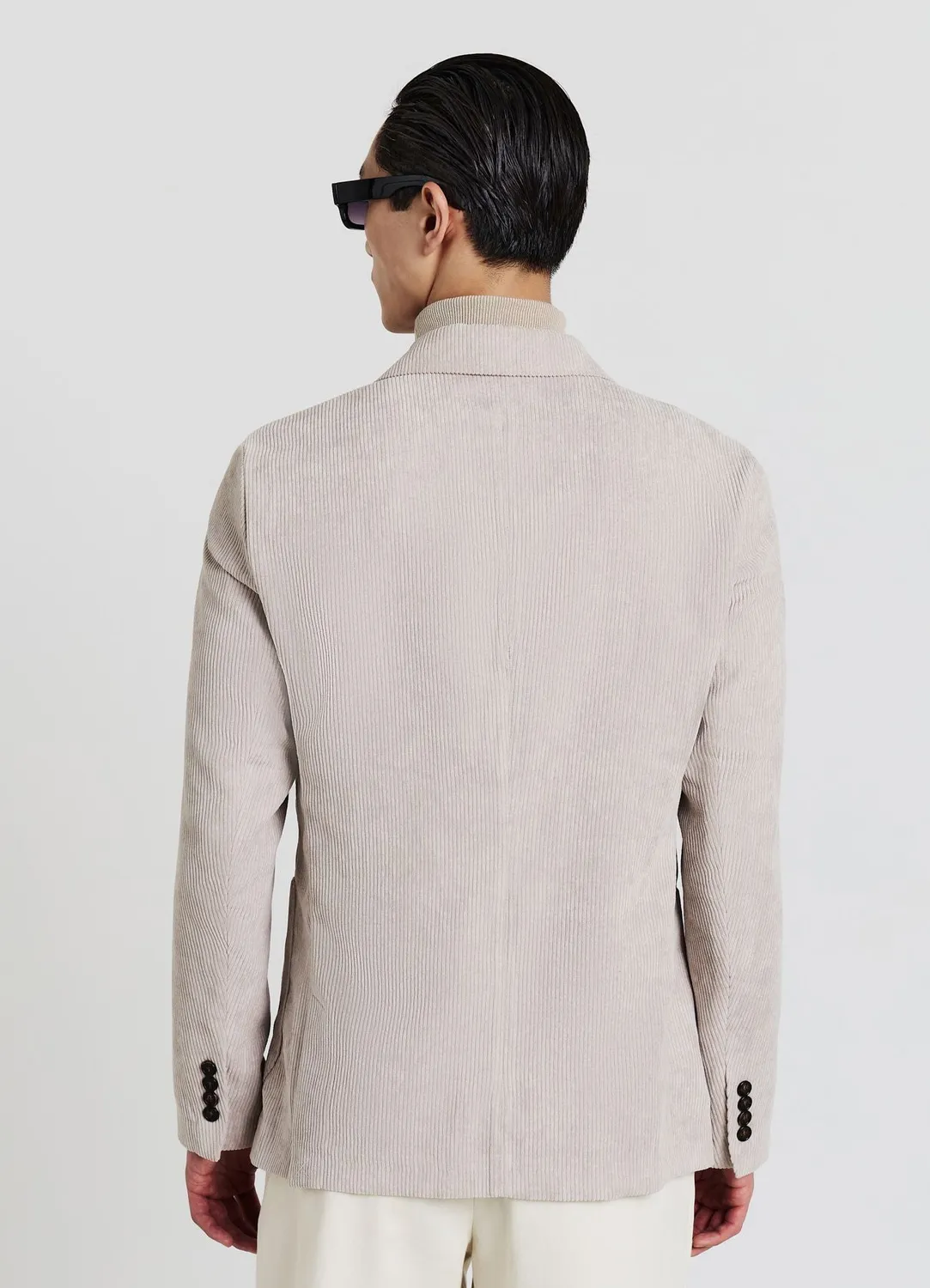 Calliope veste monopetto effet velours homme