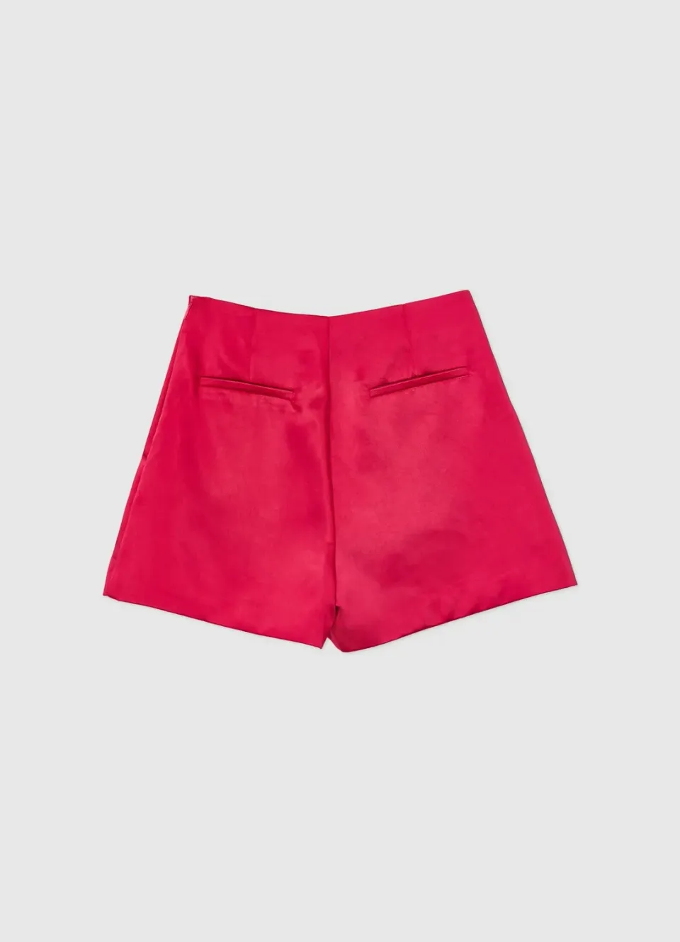 Calliope jupe-short simili satin femme coupe regular