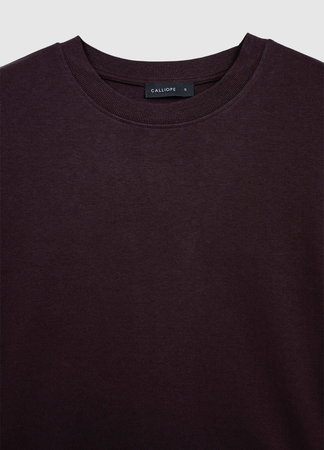 Calliope sweat femme col rond uni basique