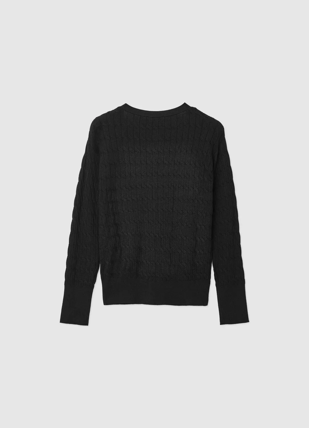 Calliope cardigan femme maille torsades col V boutons