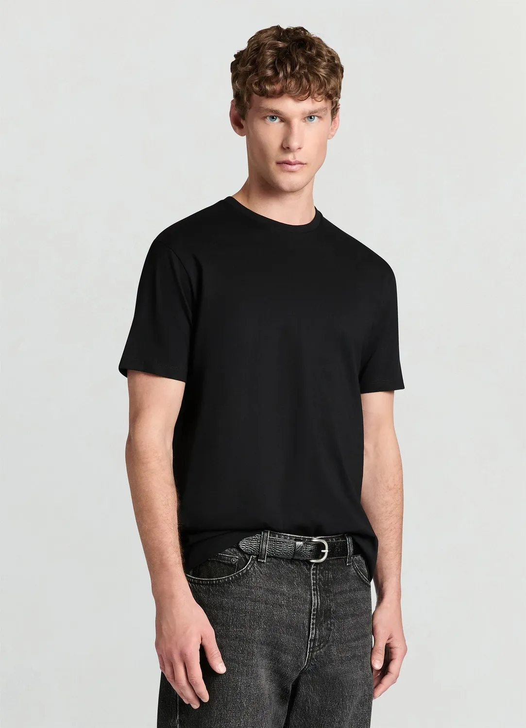 Calliope t-shirt col rond homme taille L uni
