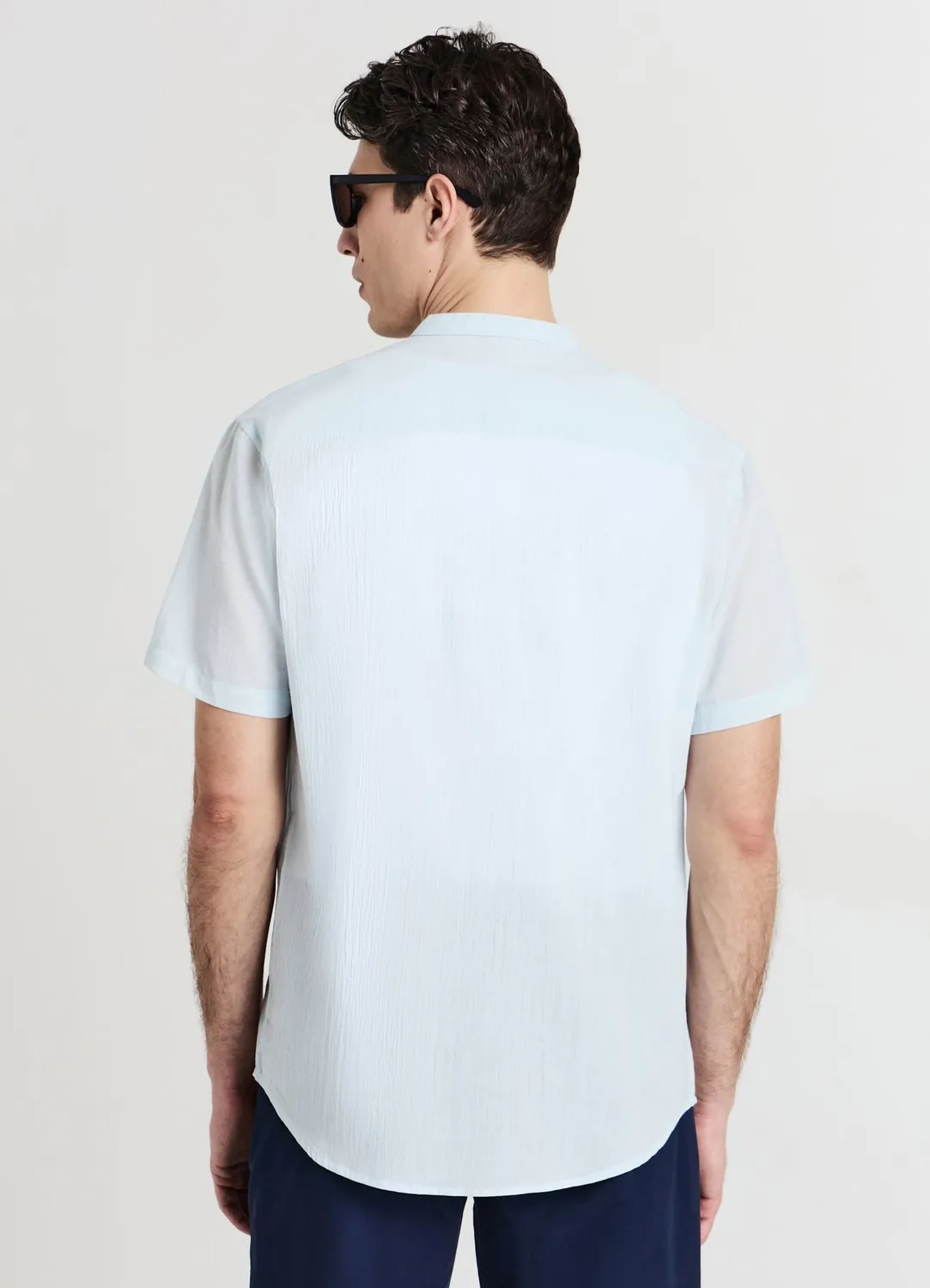 Calliope chemise coréenne coton homme manches courtes