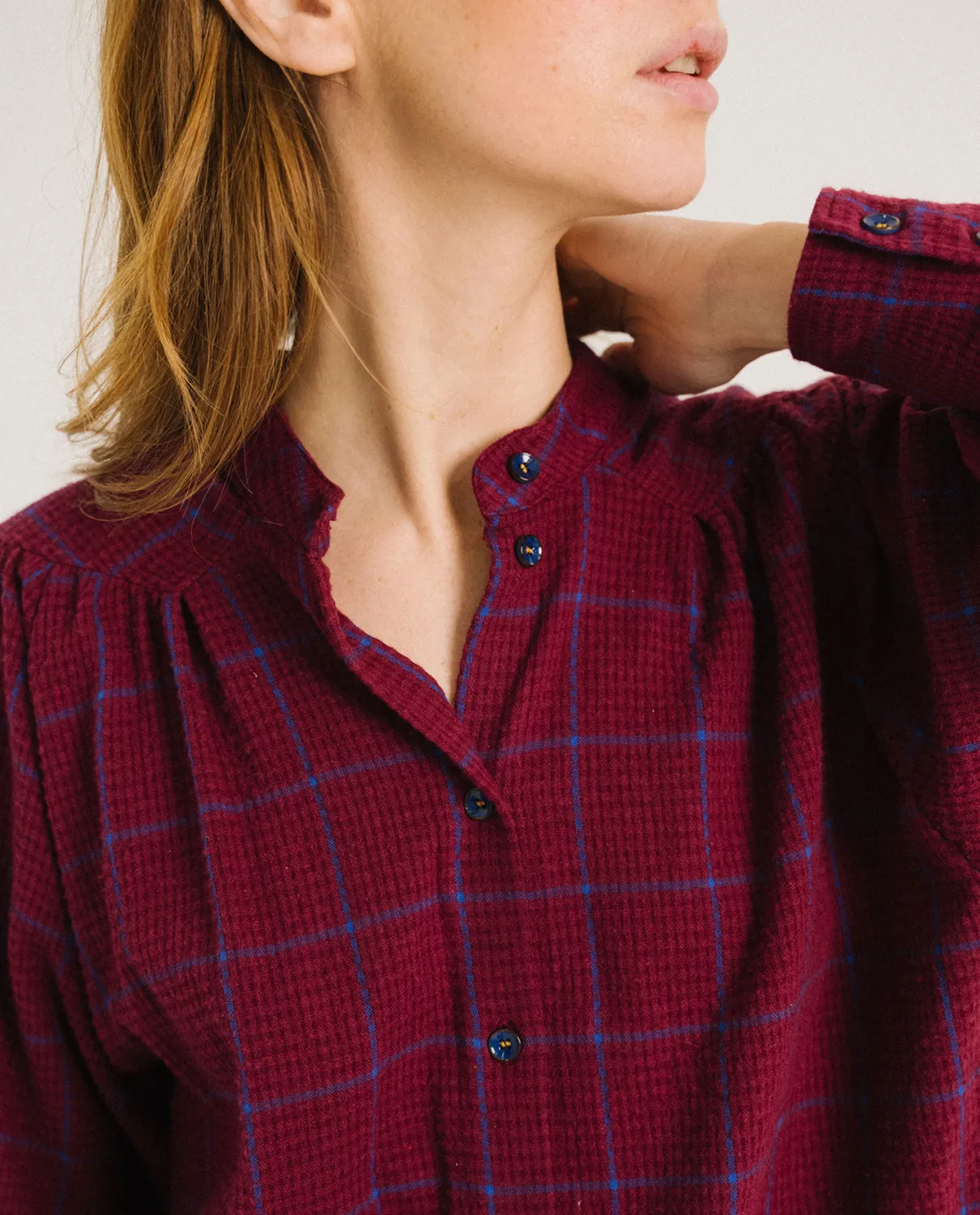 Tinsels Forest blouse Dreamers carreaux douce