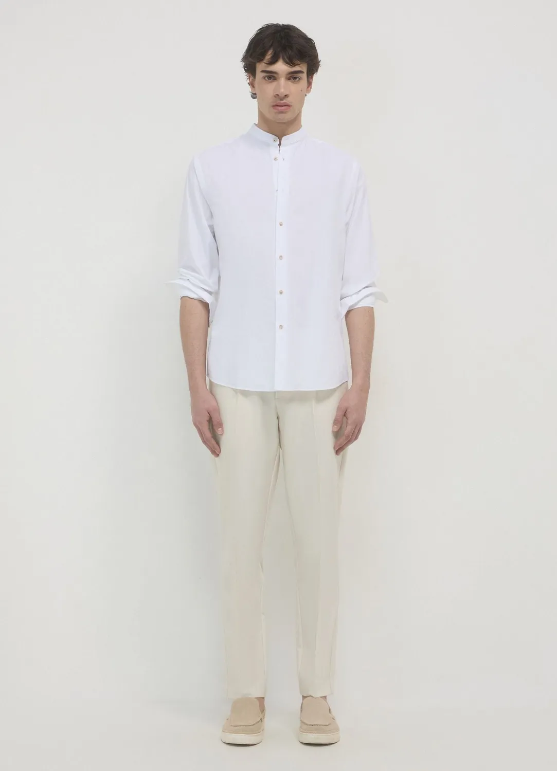 Calliope chemise coréenne côtelée homme