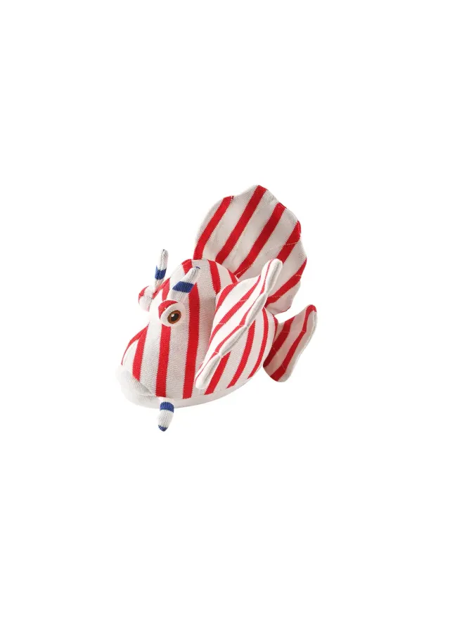 Saint James Poisson Lion doudou coton neige tulipe