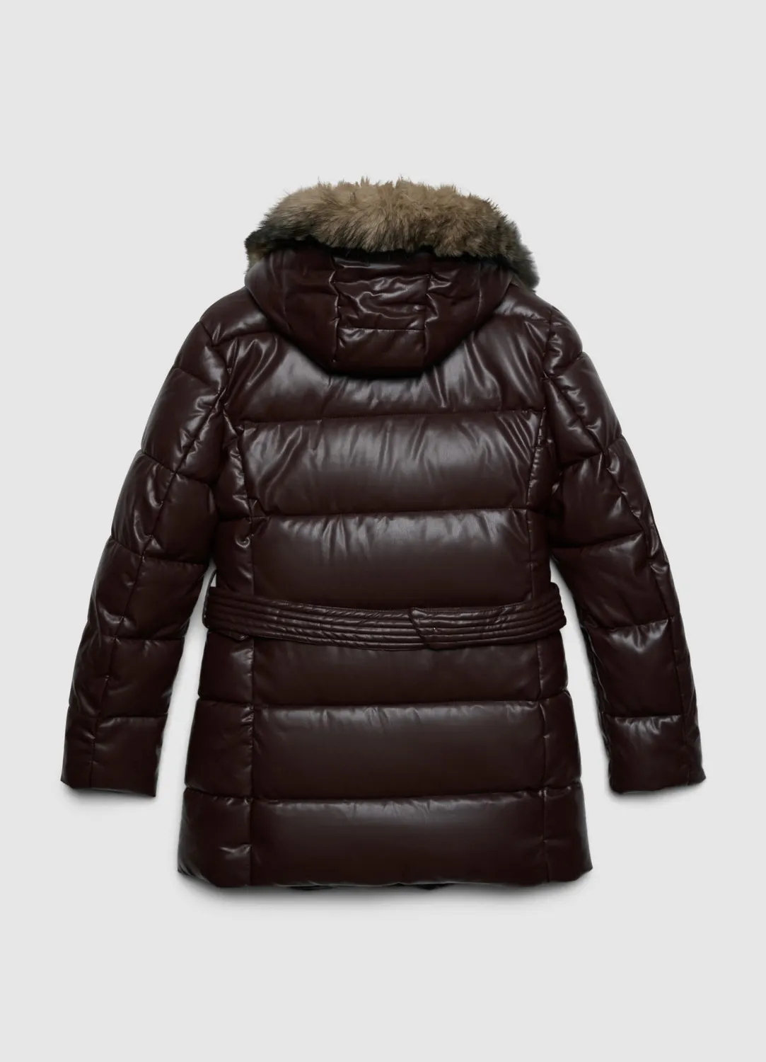 Calliope Doudoune Femme Capuche Fourrure Zip