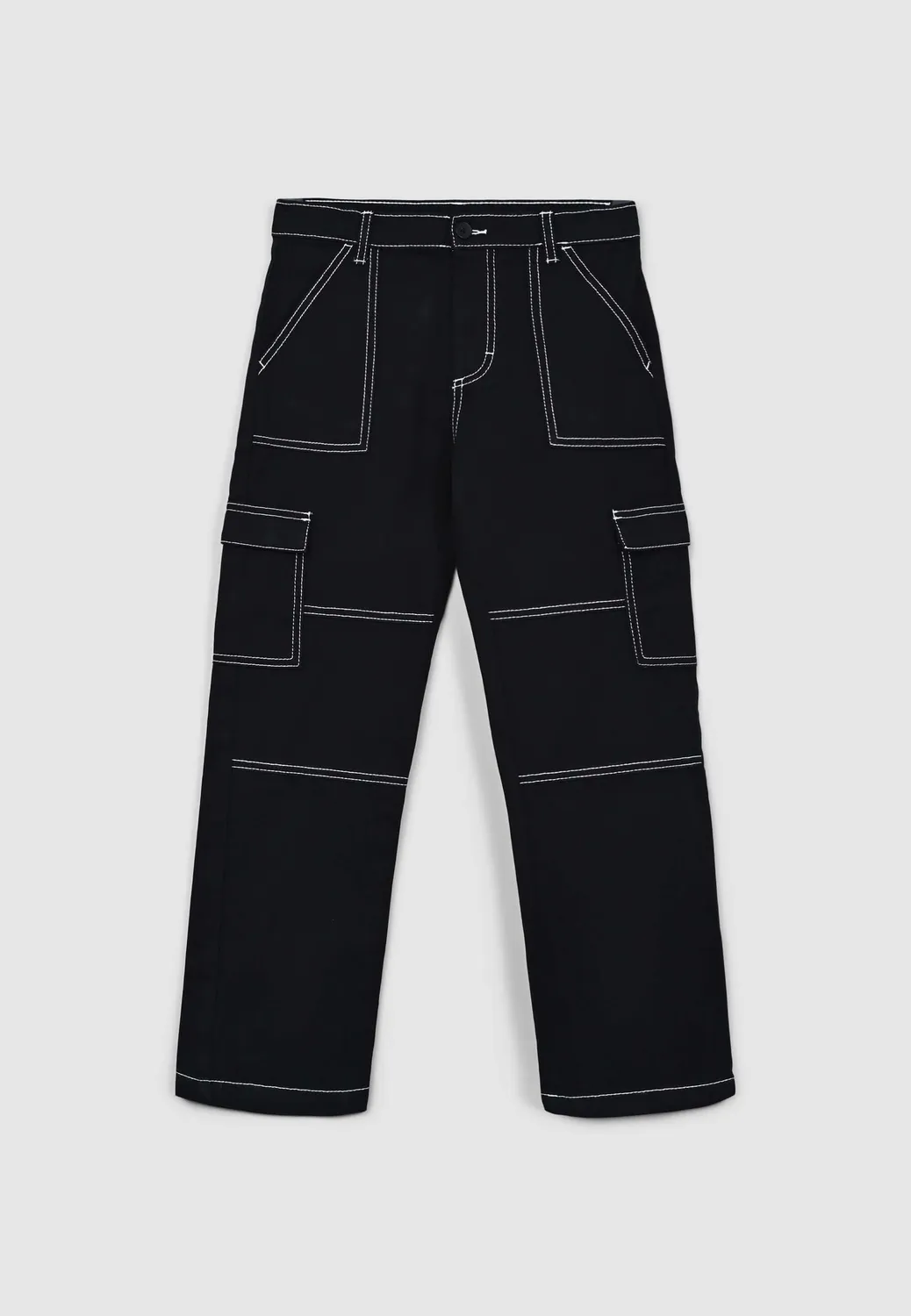 Calliope pantalon cargo garçon coton regular