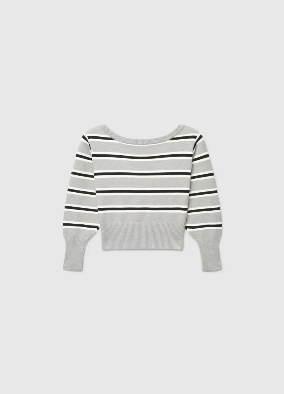 Calliope pull rayé fille col rond manches longues
