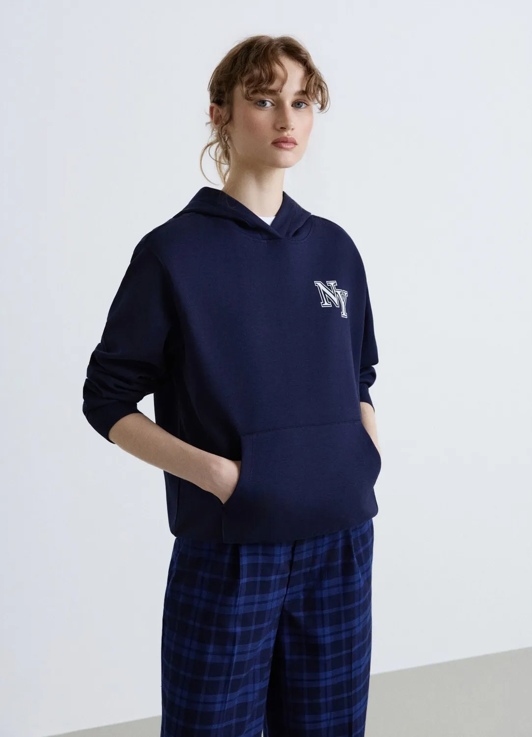 Calliope Sweat capuche imprimé femme kangourou