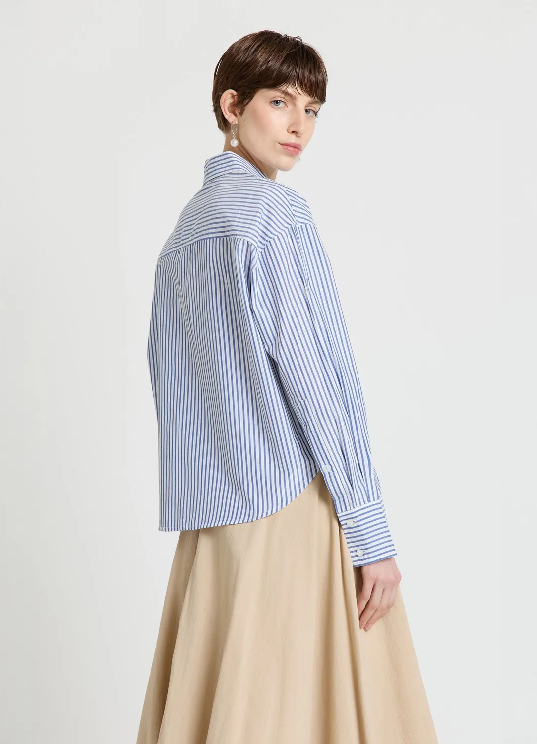 Calliope chemise femme à rayures manches longues