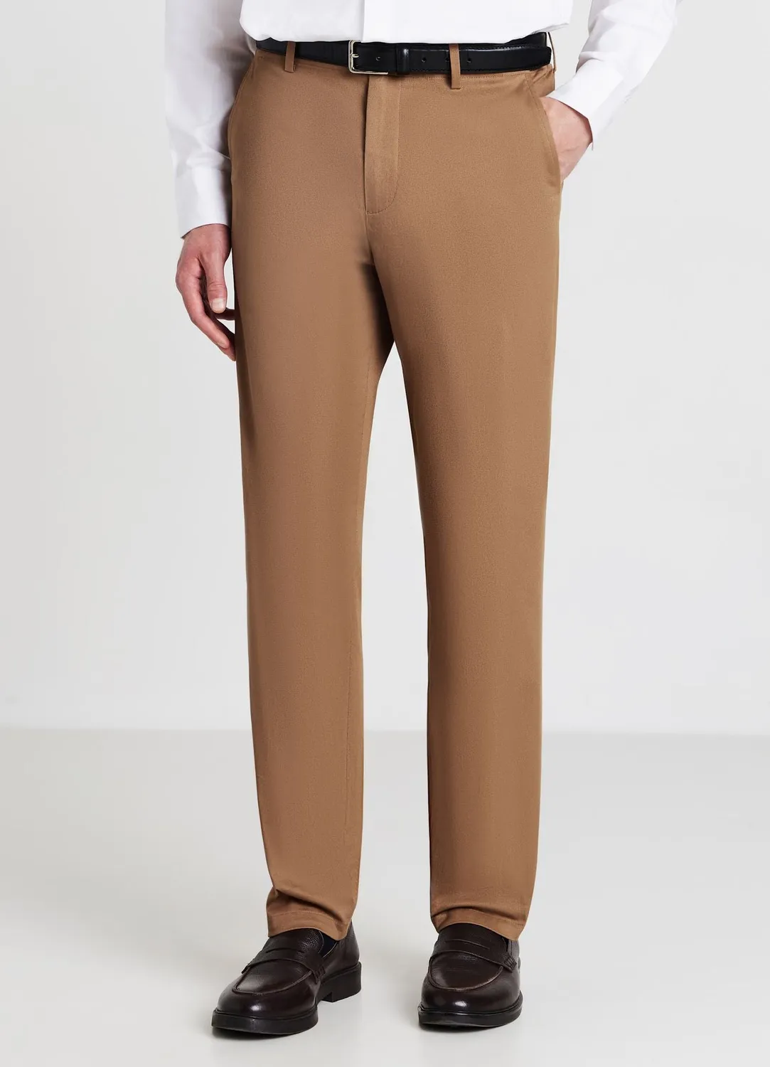 Calliope chino homme uni coupe régulière