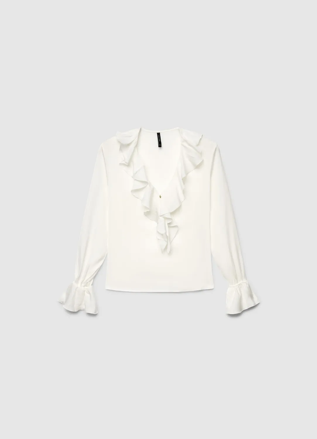 Calliope blouse femme volants satinée taille M