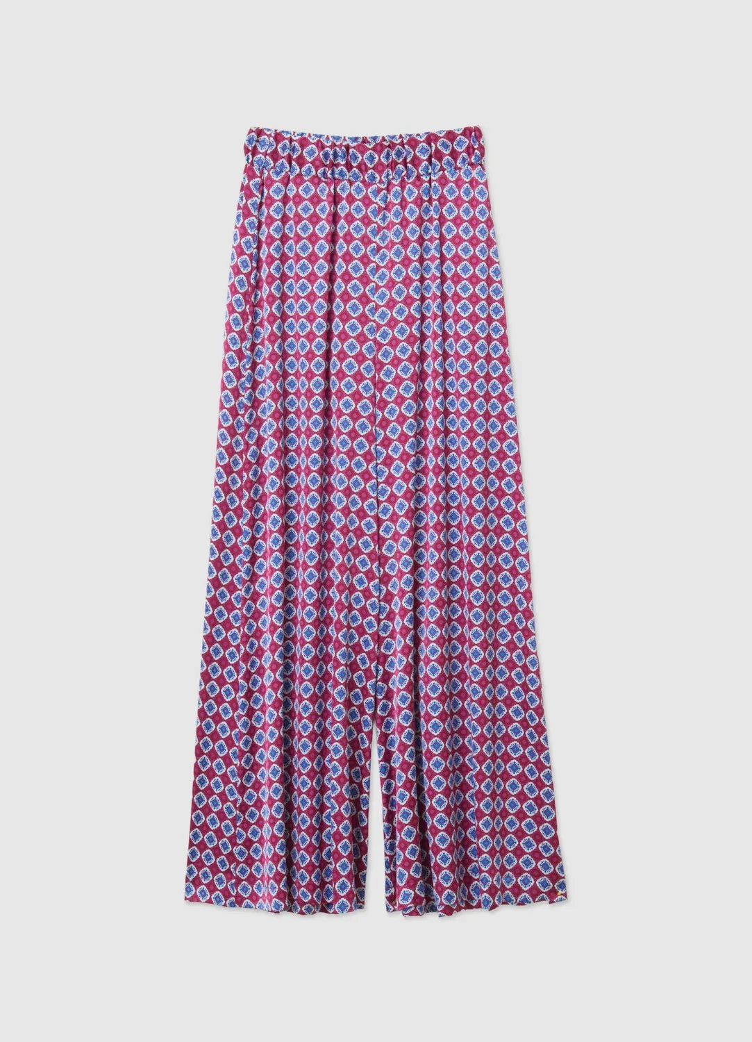 Calliope jupe-pantalon satinée femme à motifs