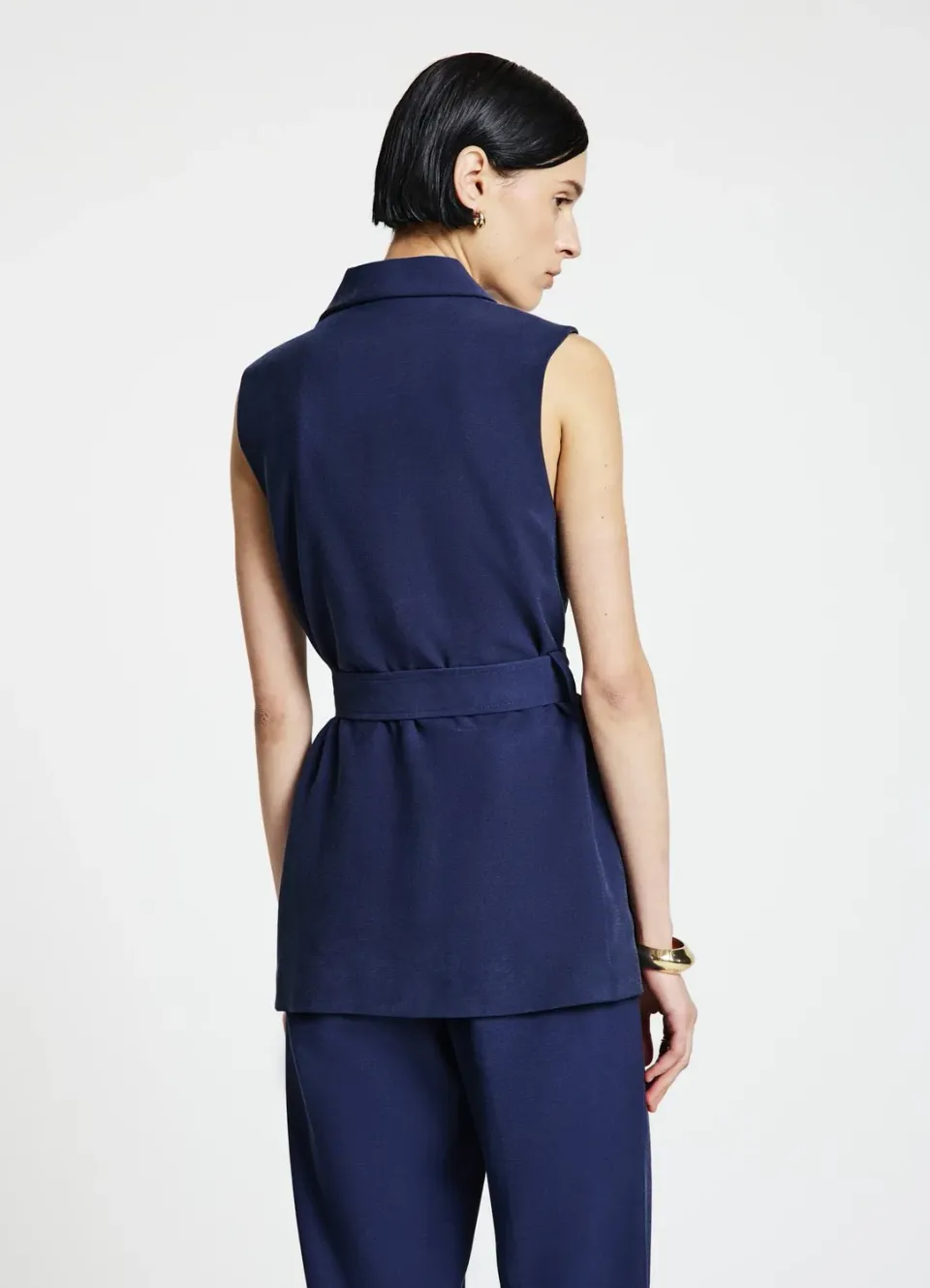 Calliope doppiopetto fusciacca gilet uni femme