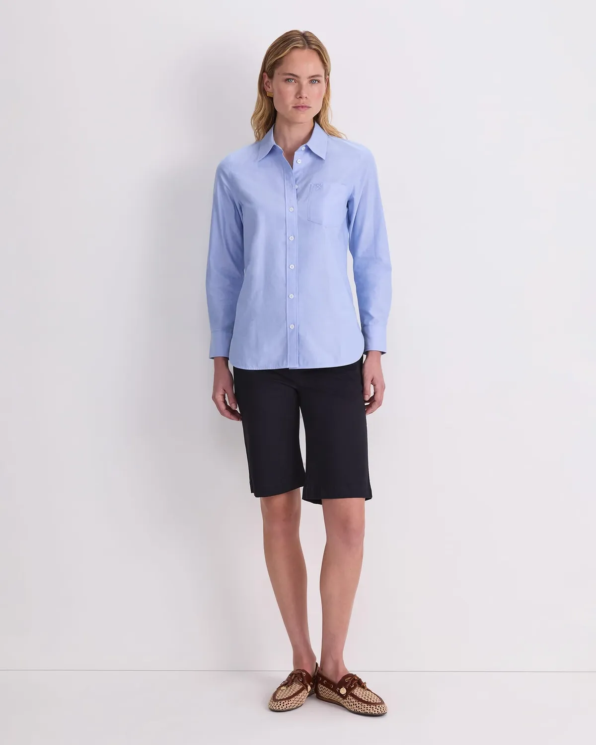 Sportscraft Oxford chemise femme manches longues coton