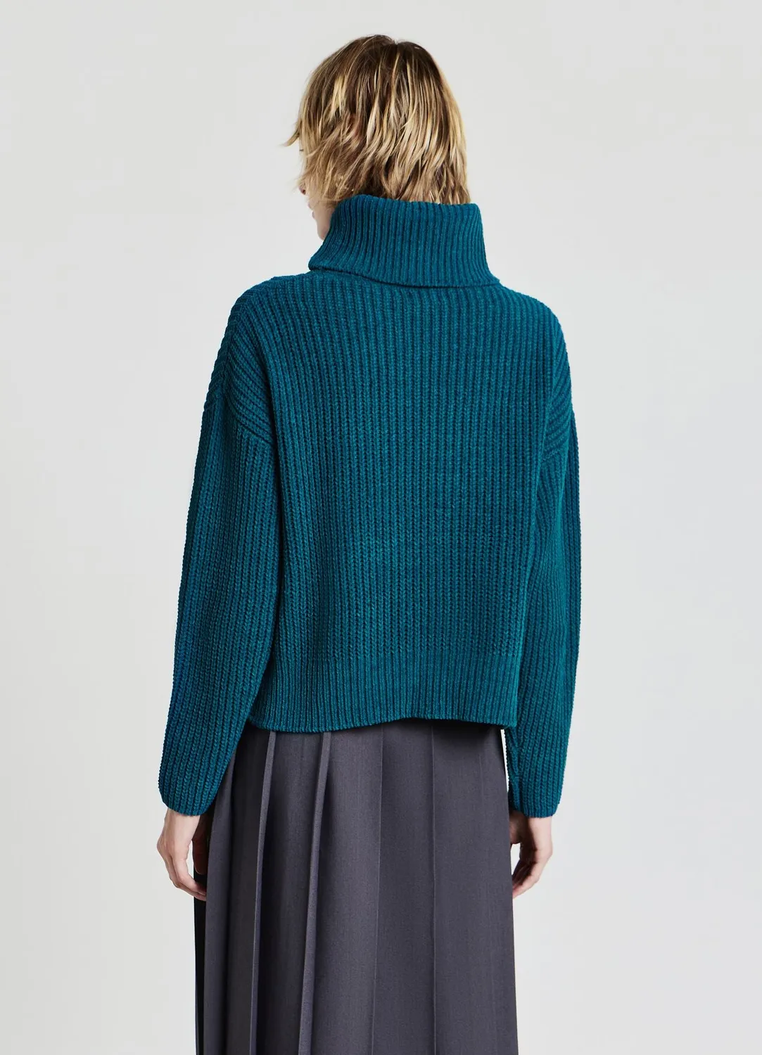 Calliope pull col roulé femme taille S uni maille
