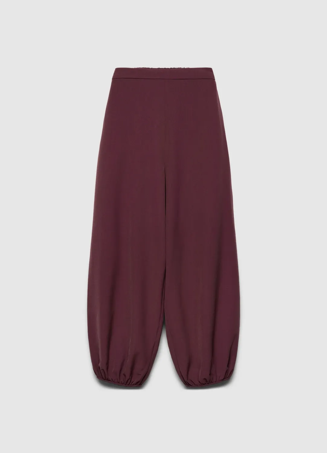 Calliope Balloon Uni Pantalon Femme Taille Haute