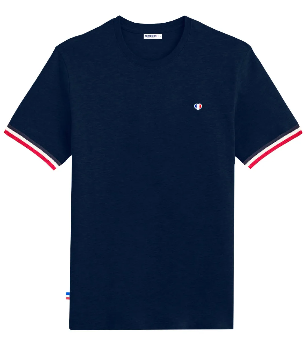 Cocorico Iconique t-shirt femme marine supporter coton