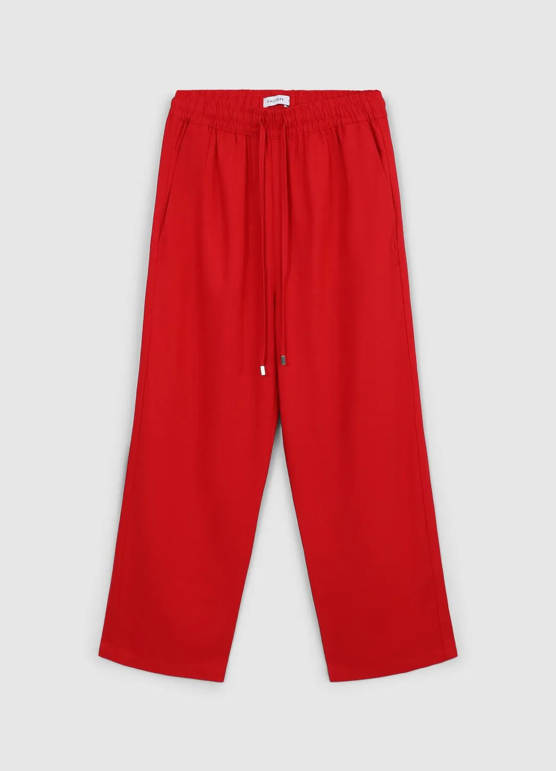 Calliope jogger femme lin uni à cordon