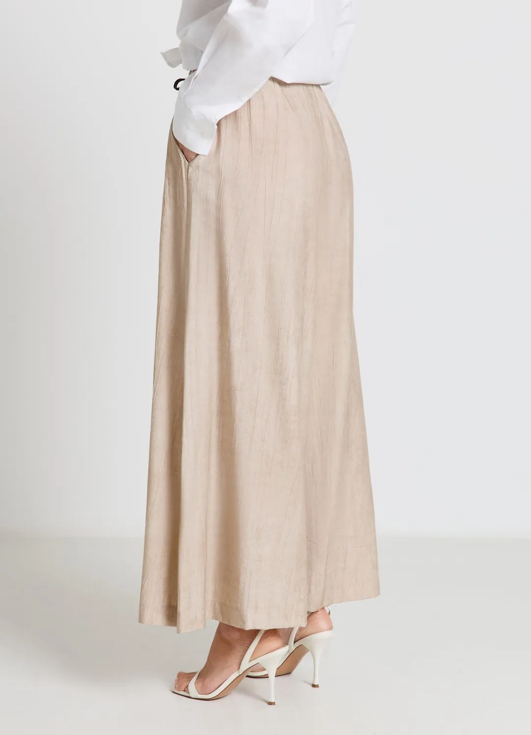 Calliope jupe-short femme large taille haute