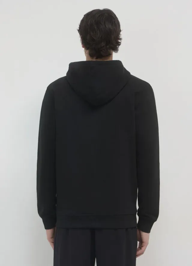 Calliope sweat zippe capuche coton homme