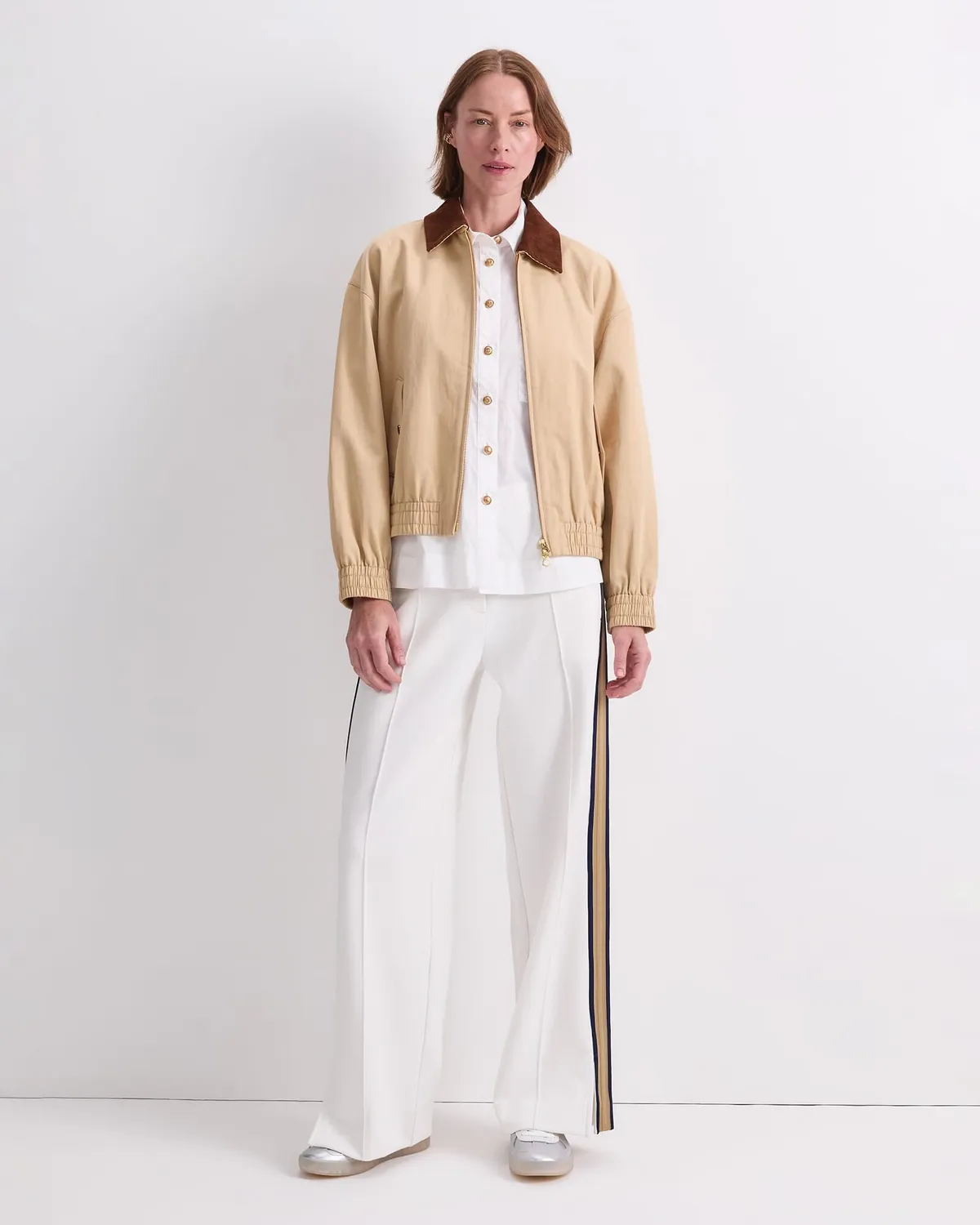 Sportscraft Tate Bomber veste femme coton lin