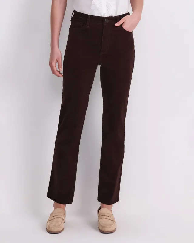Sportscraft Cleo jean droit velours femme taille haute