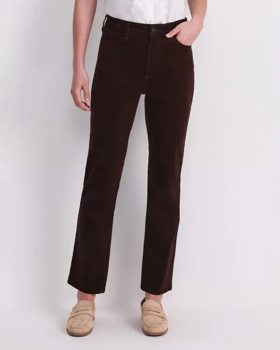 Sportscraft Cleo jean droit velours femme taille haute