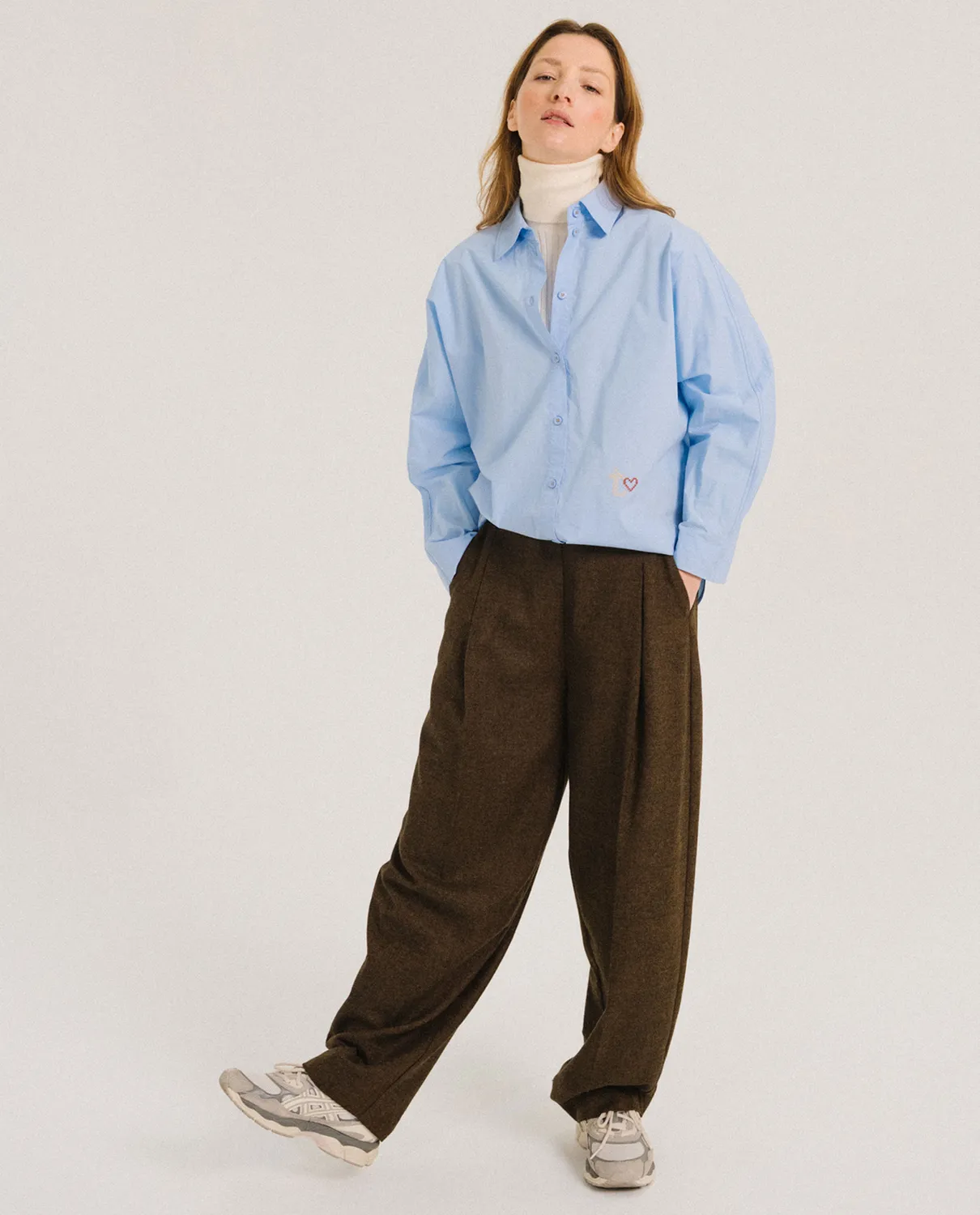 Tinsels Francois pantalon Nuts flanelle barrel