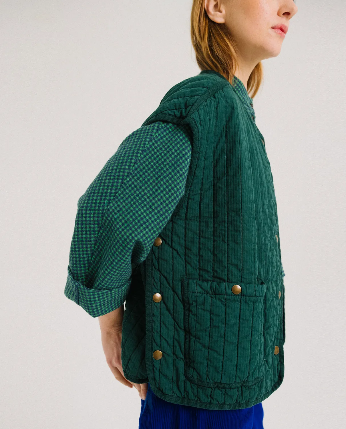 Tinsels Flipper veste fougère coton matelassé