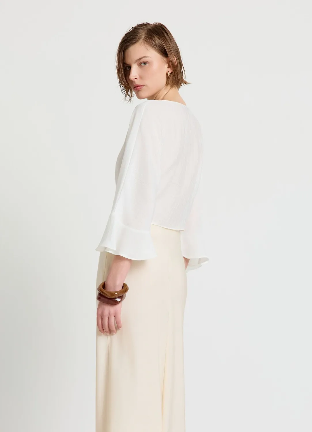 Calliope Camicia Nodo chemise femme nouée