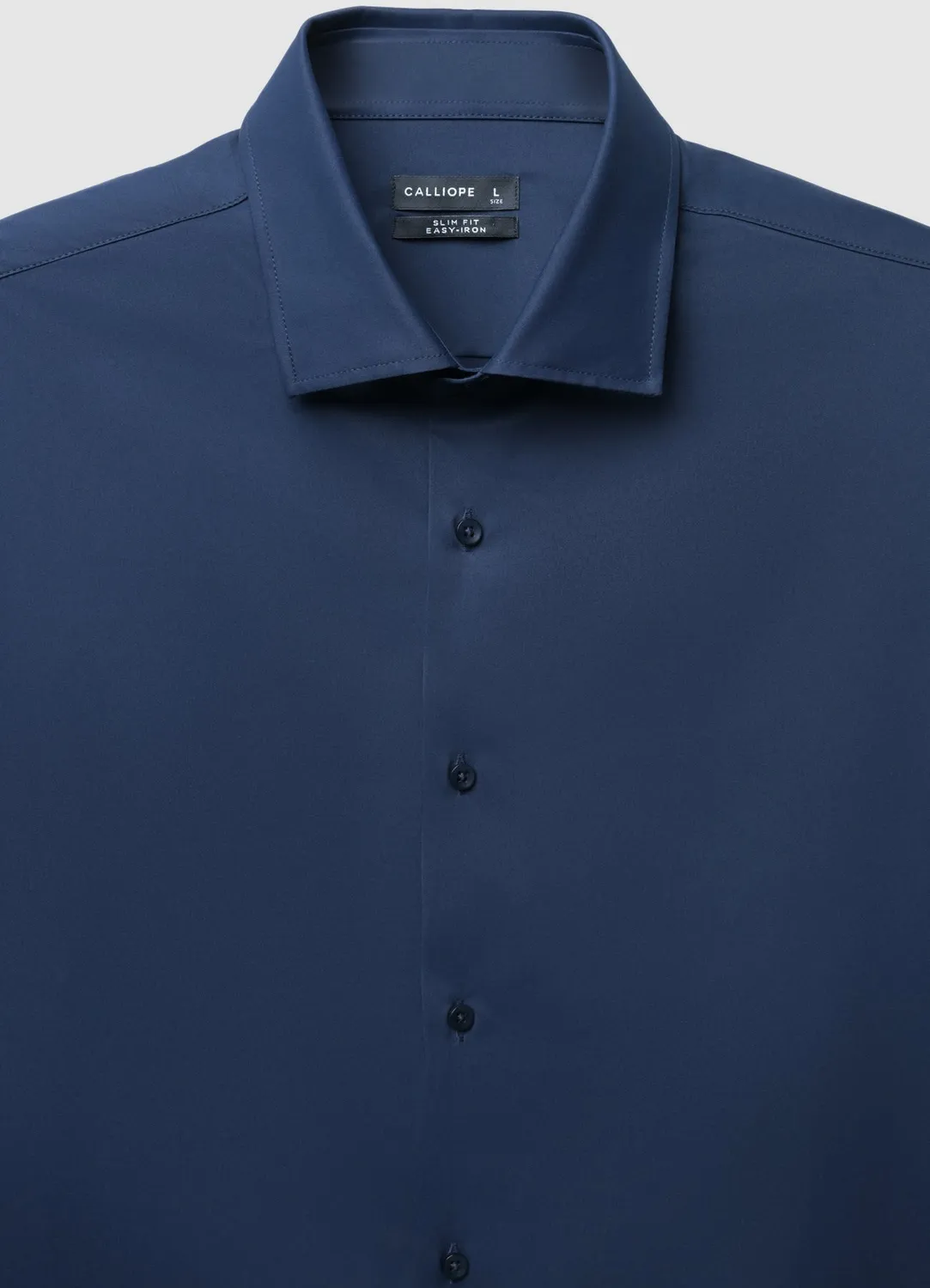 Calliope chemise unie homme manches longues