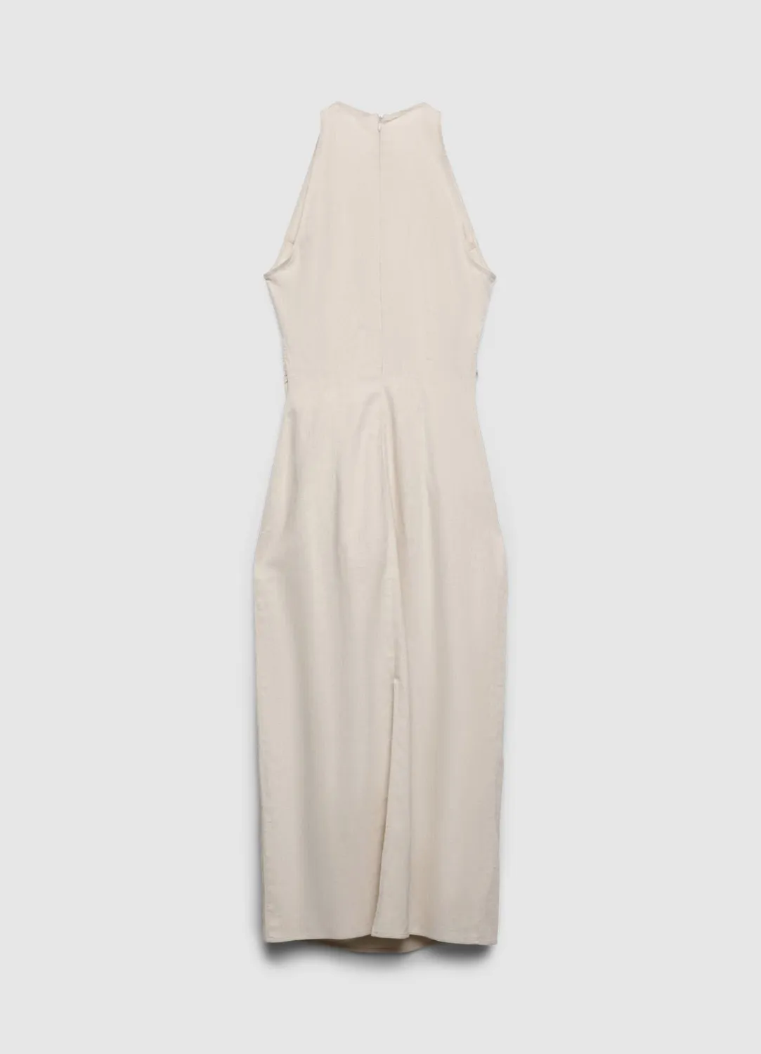 Calliope robe fourreau longue femme sans manches