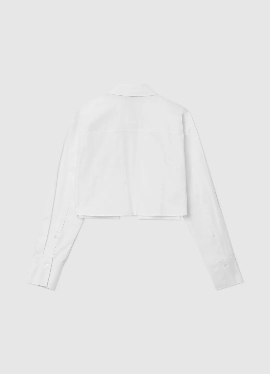 Calliope chemise crop femme coton poches plaquées