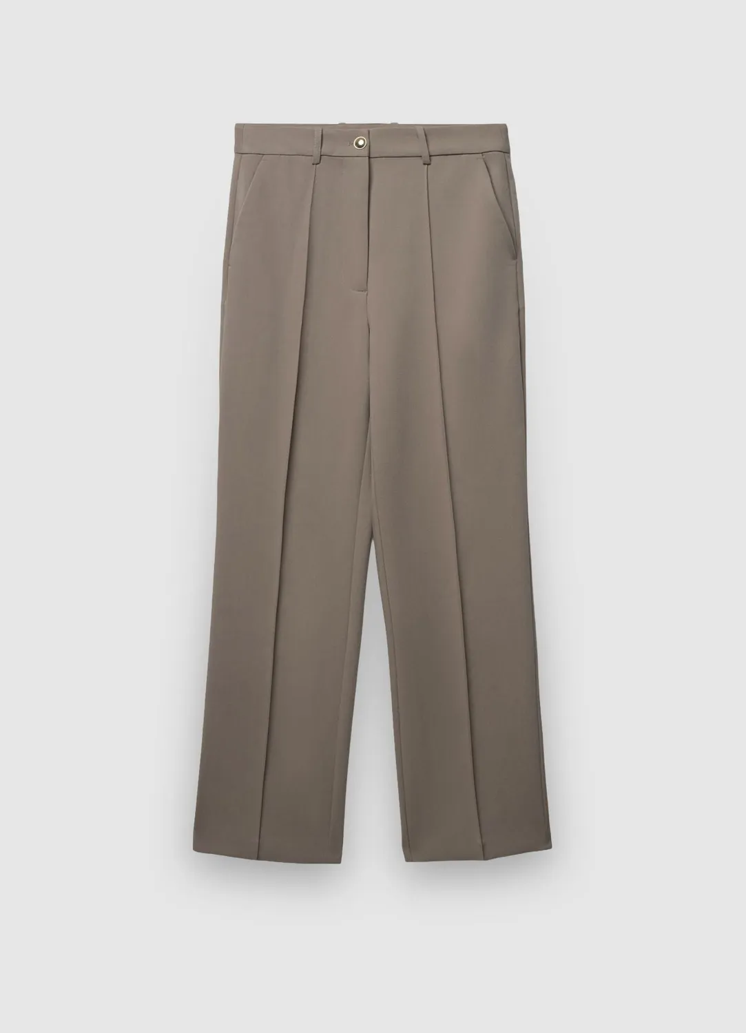 Calliope pantalon droit femme M bouton doré