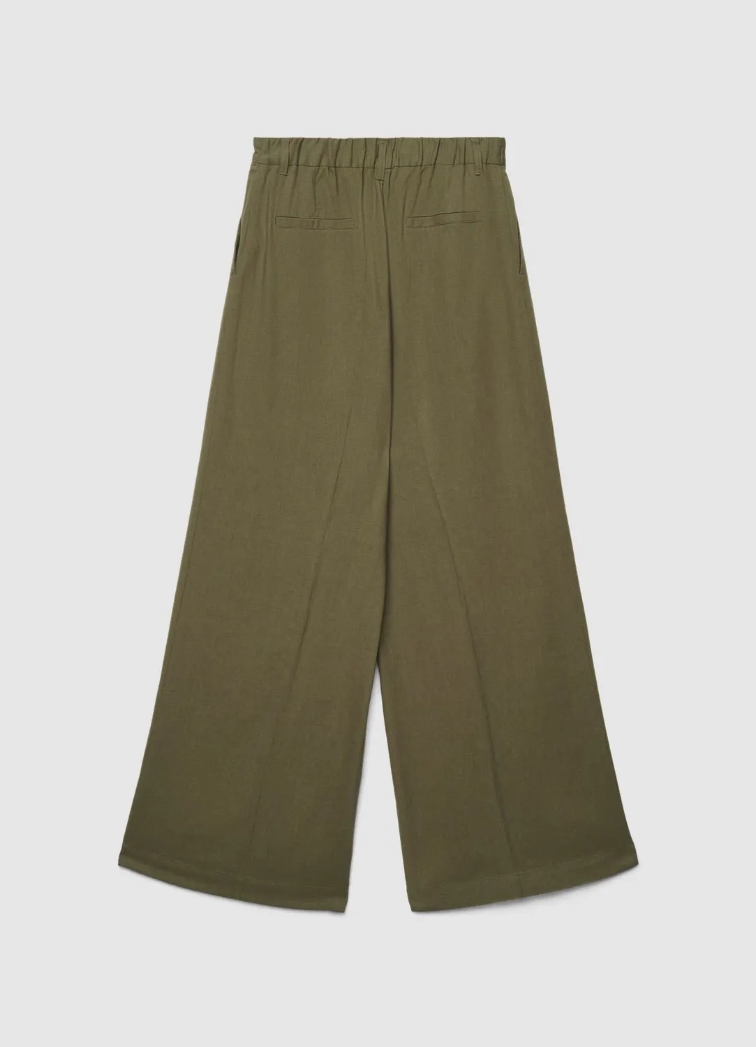 Calliope pantalon palazzo taille haute large