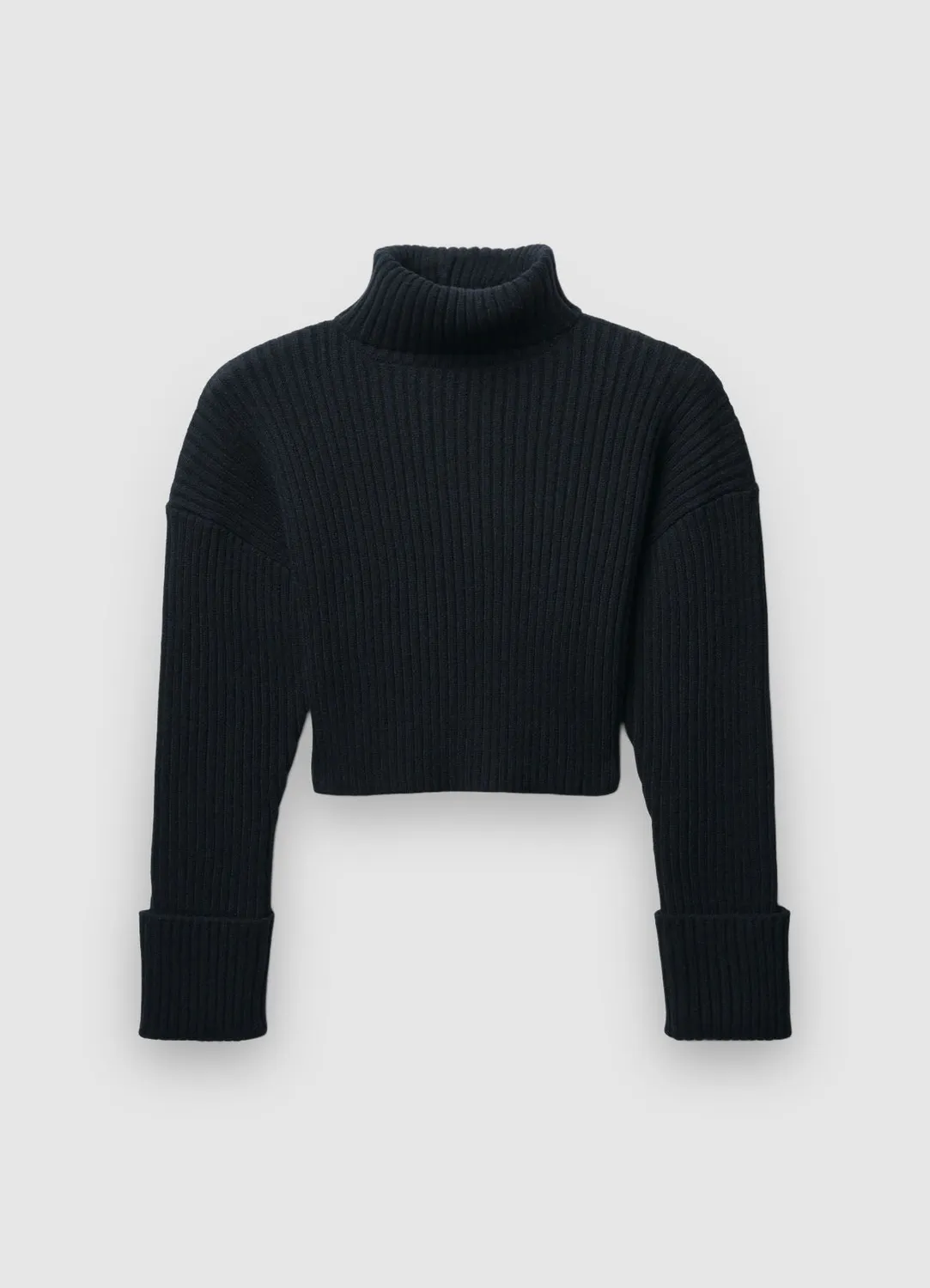 Calliope pull col haut côtelé femme