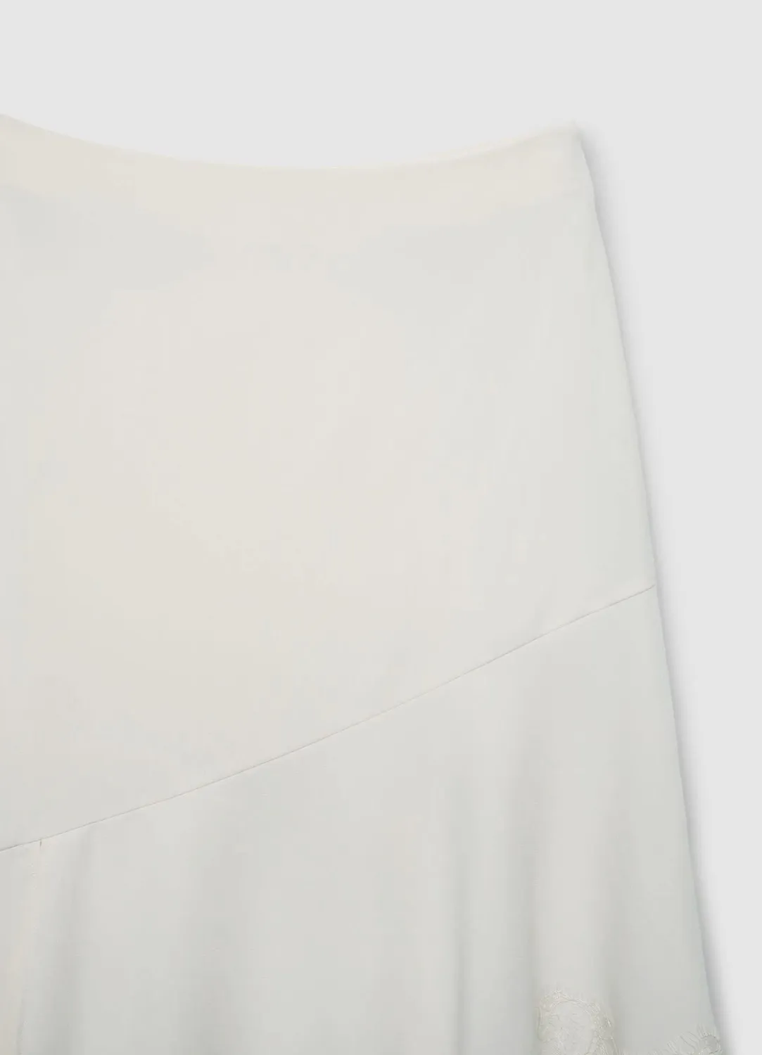 Calliope jupe longuette femme dentelle asymétrique