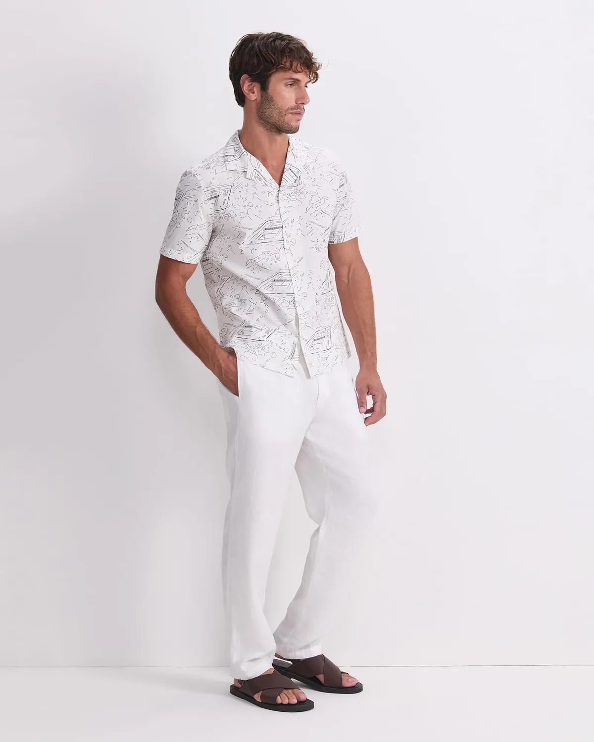 Sportscraft Rally chemise coton imprimée homme