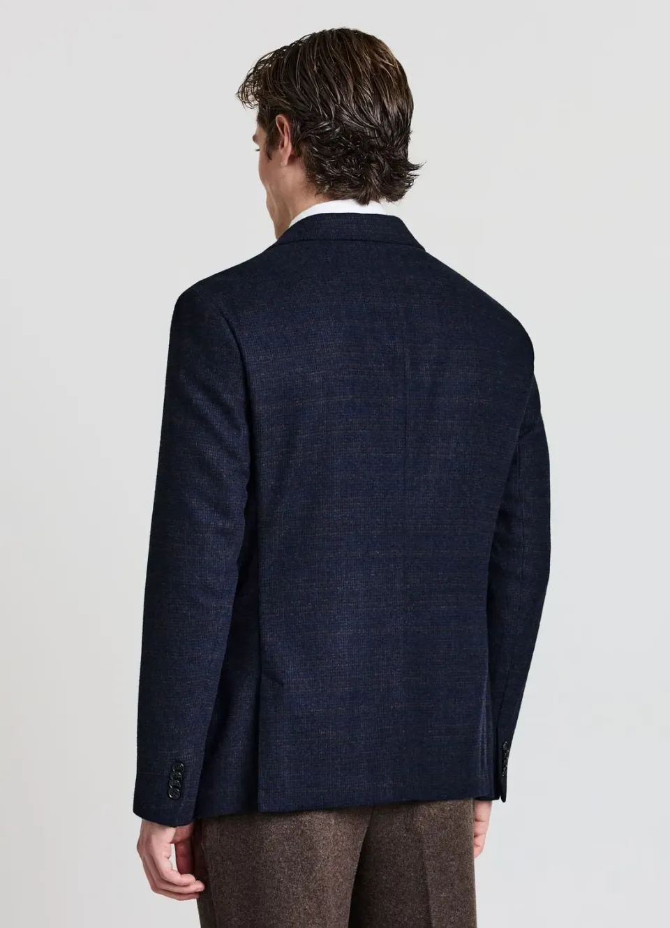 Calliope veste carreaux homme laine 2 boutons