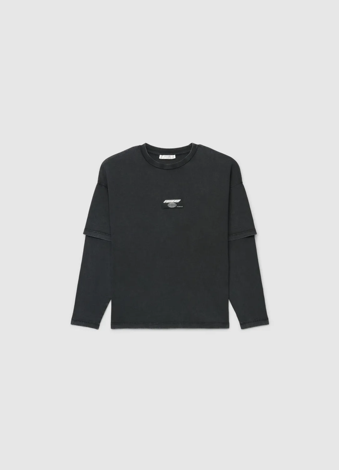 Calliope T-shirt over double manches garçon imprimé