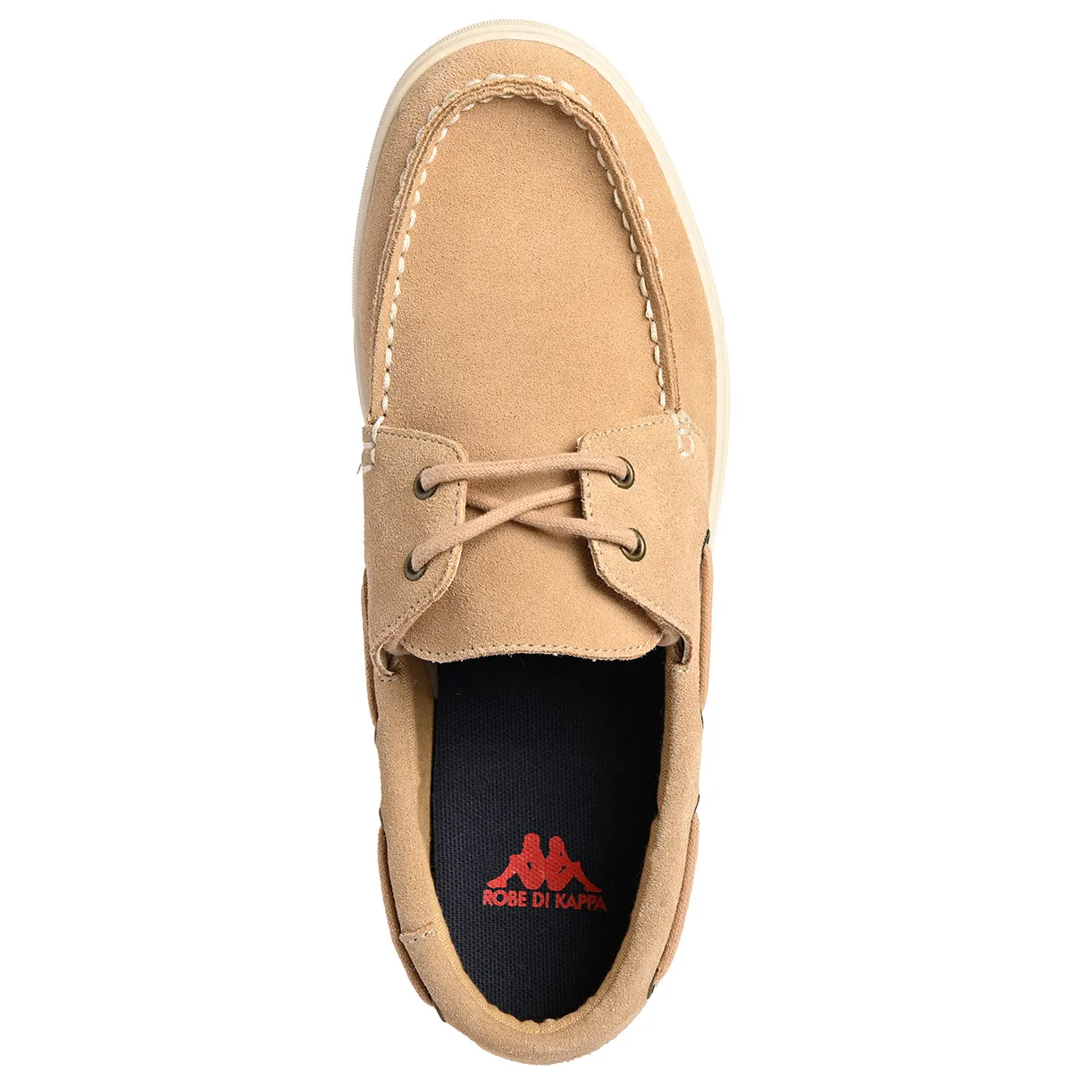 Robe di Kappa Prince chaussures bateau beige cuir