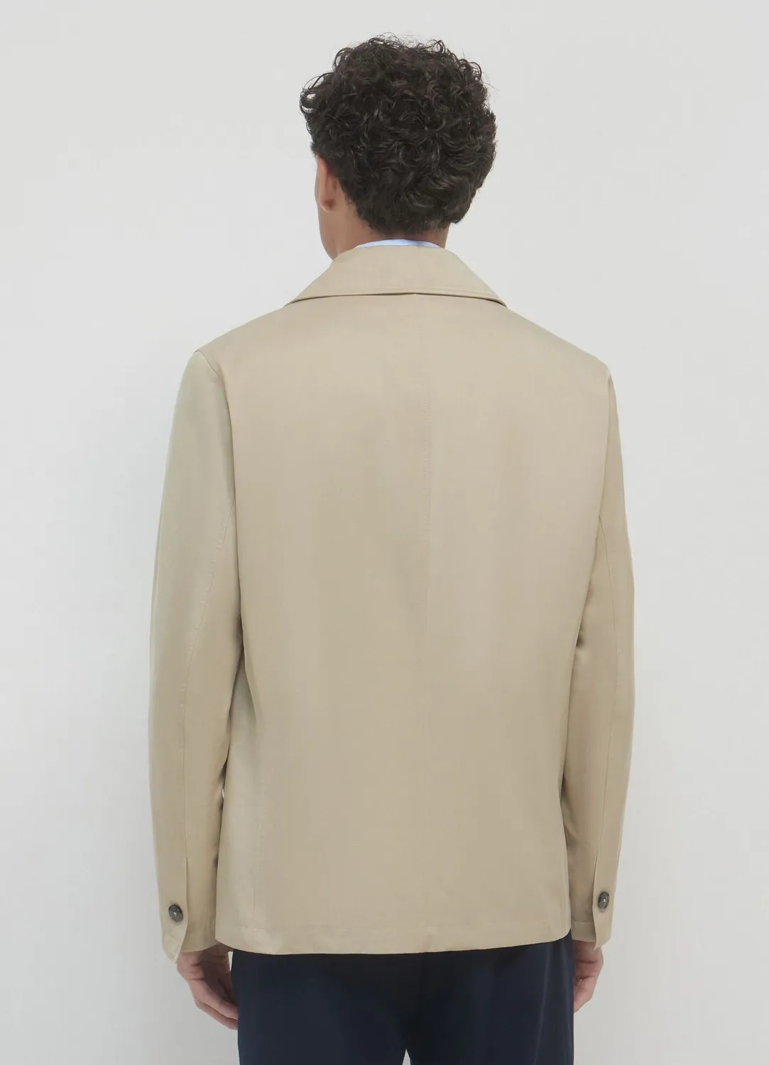 Calliope Trench court boutons homme