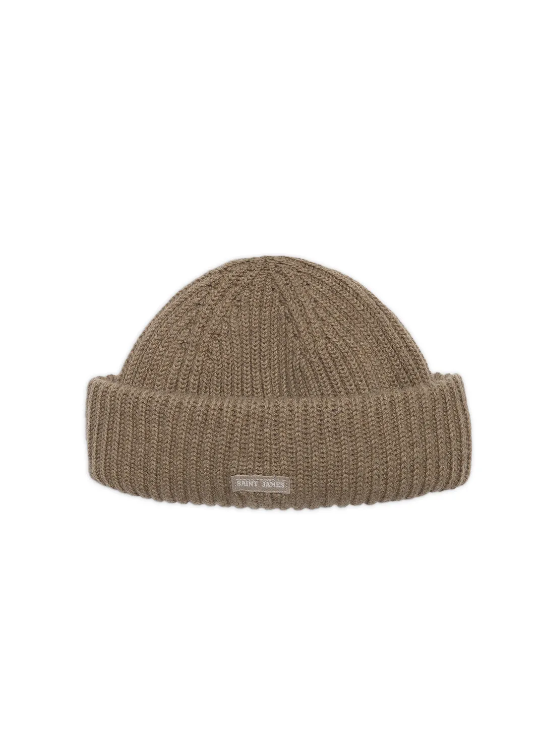 Saint James Miki bonnet beige foncé laine taille unique
