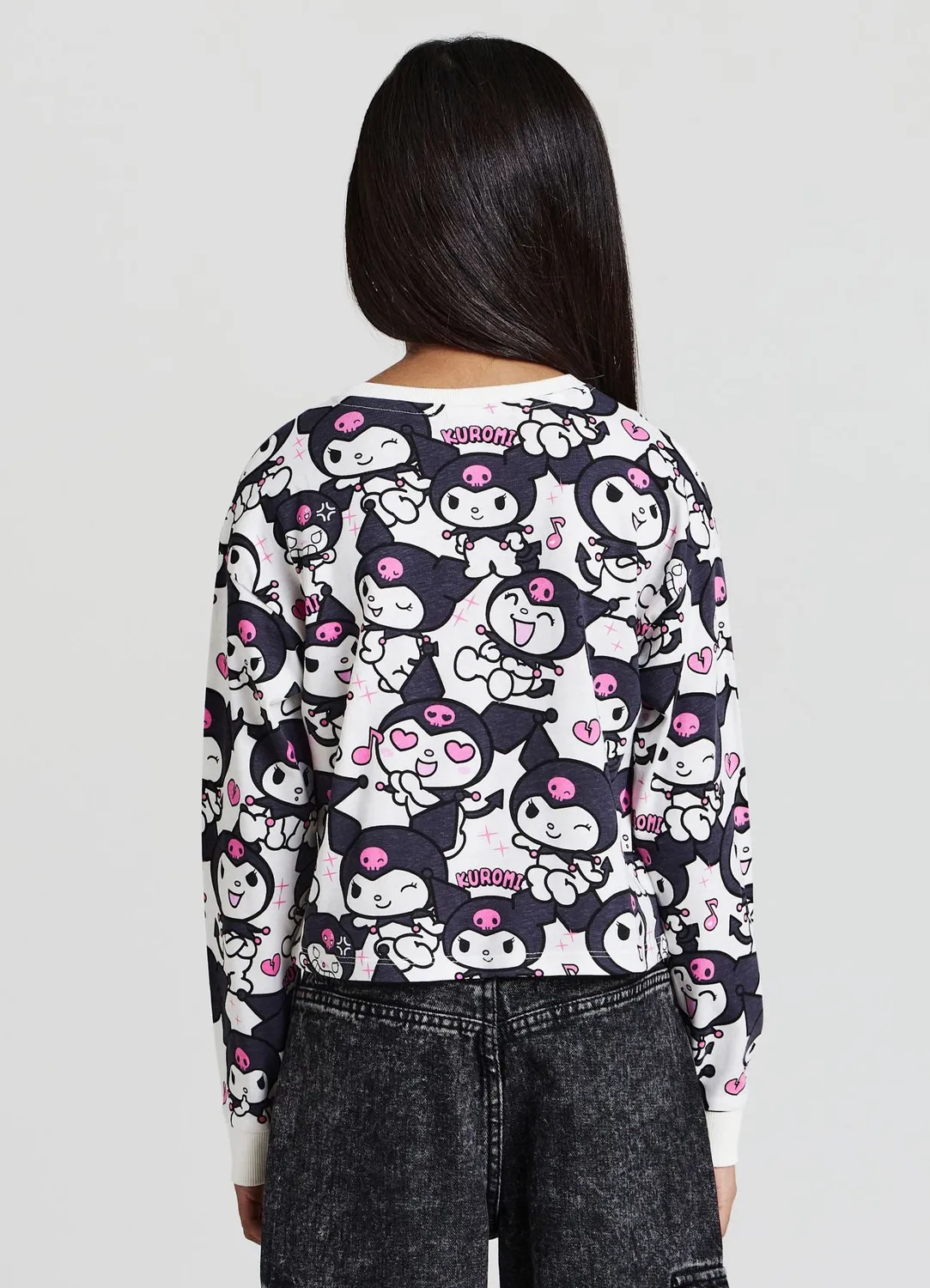 Calliope t-shirt Kuromi fille manches longues